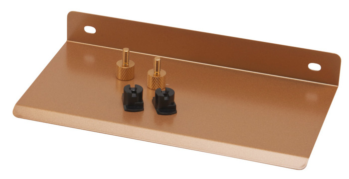 Hylde til akustikpanel 19,4 x 11 cm messing